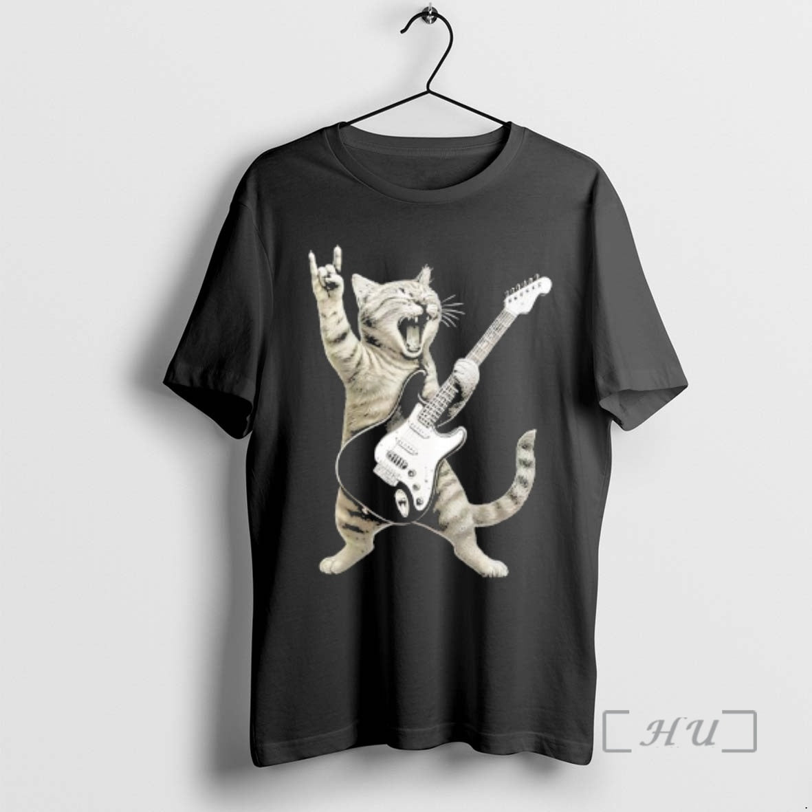 Officials Funny Cat Playing Guitar Rock And Roll T-Shirts, Hoodie, Sweatshirt | InkRitualCo.com