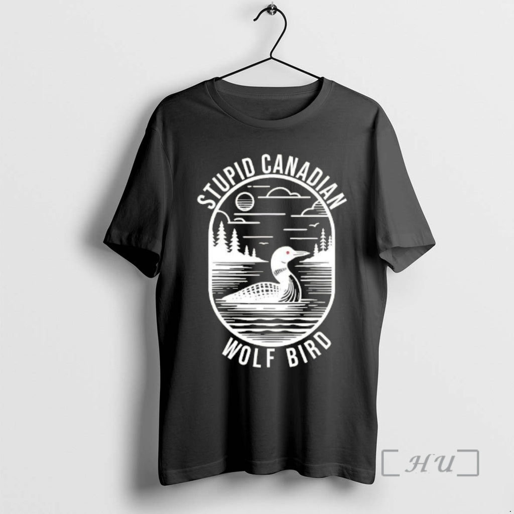 Officials Funny Stupid Canadian Wolf Bird Loon Hockey Wildlife T-Shirts, Hoodie, Sweatshirt | InkRitualCo.com