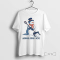 Officials Funny Winter Cute Snowman Abolish Ice T-Shirts, Hoodie, Sweatshirt | InkRitualCo.com