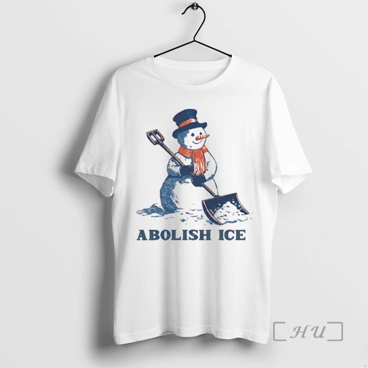 Officials Funny Winter Cute Snowman Abolish Ice T-Shirts, Hoodie, Sweatshirt | InkRitualCo.com