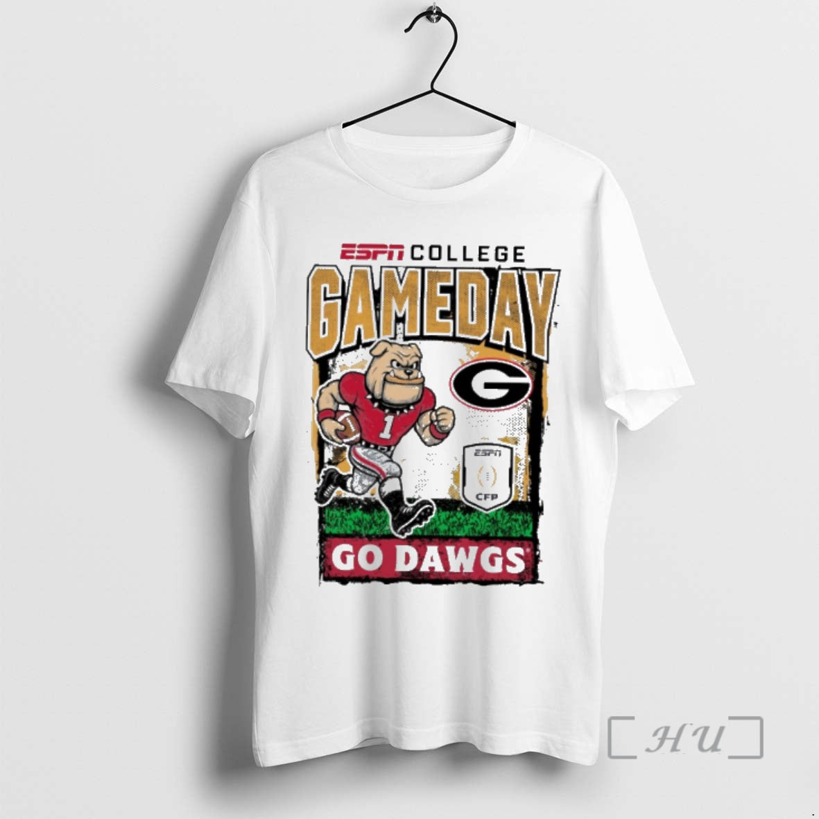 Officials Georgia Bulldogs 2025 26 Cfp College Gameday Mascot Go Dawgs Premium T Shirts Sweater Hoodie, Sweatshirt