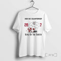 Officials Georgia Bulldogs 2025 Sec Conference Championship 28 7 King Of The South Premium T-Shirts, Hoodie, Sweatshirt