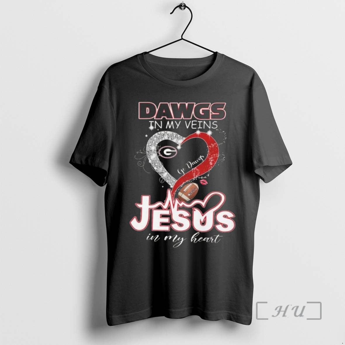 Officials Georgia Bulldogs In My Veins Jesus In My Heart Go Dawgs 2026 Premium T-Shirts, Hoodie, Sweatshirt | InkRitualCo.com