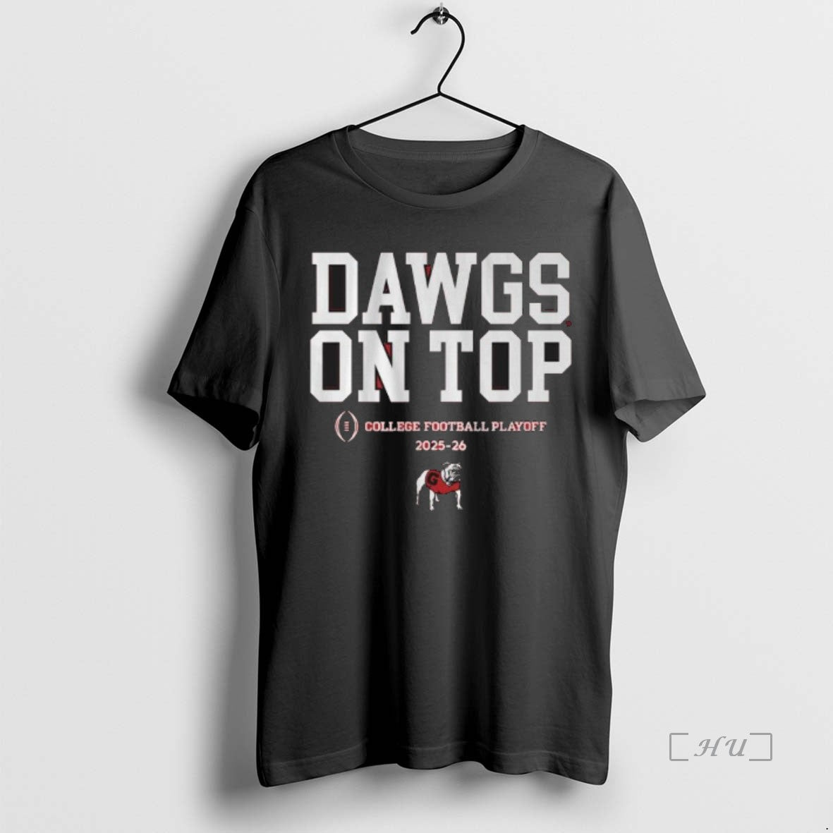 Officials Georgia Football 2025 Cfp Dawgs On Top Slogan T-Shirts, Hoodie, Sweatshirt | InkRitualCo.com