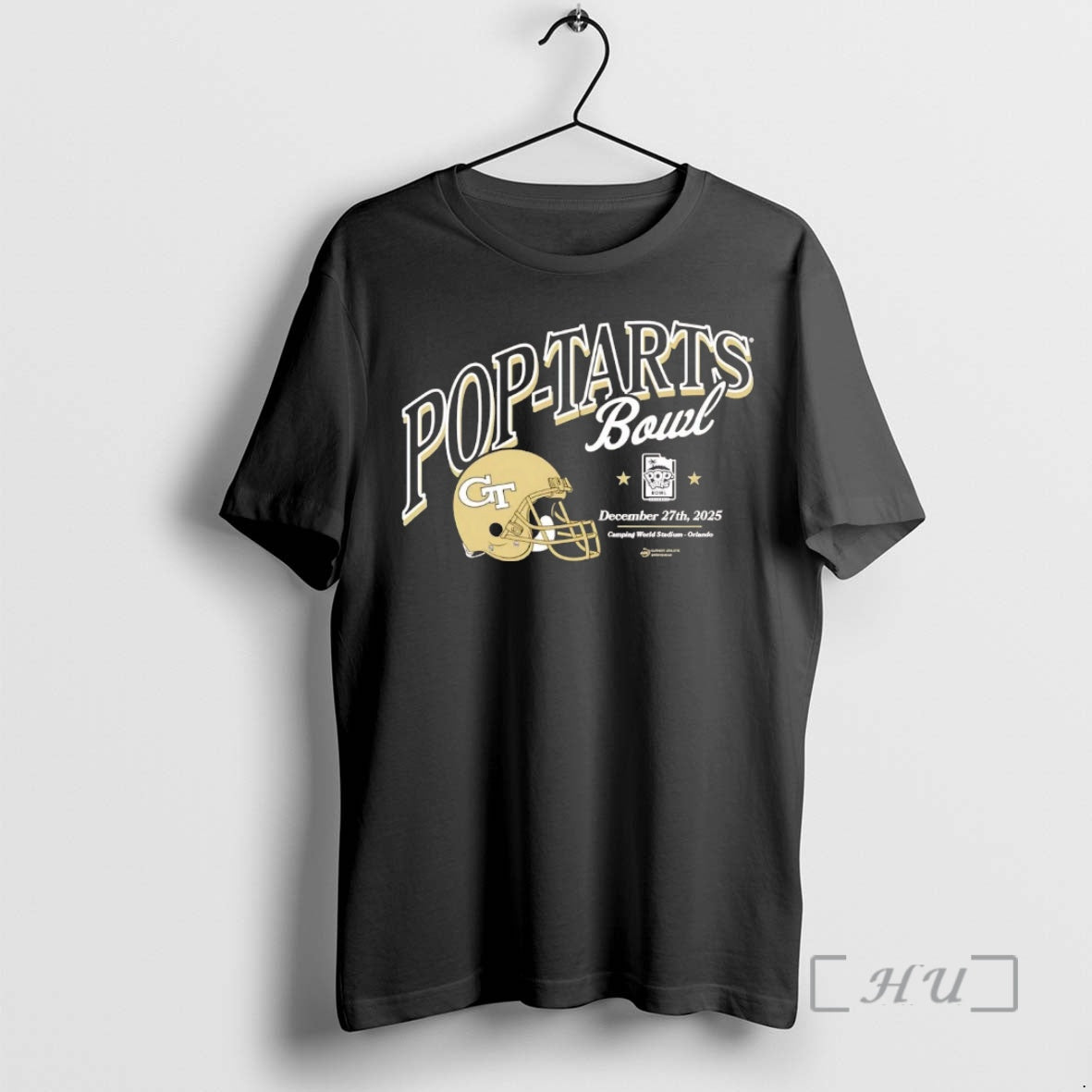 Officials Georgia Tech Yellow Jackets 2025 Pop Tarts Bowl Helmet Chriast Premium T Shirts Sweater Hoodie, Sweatshirt