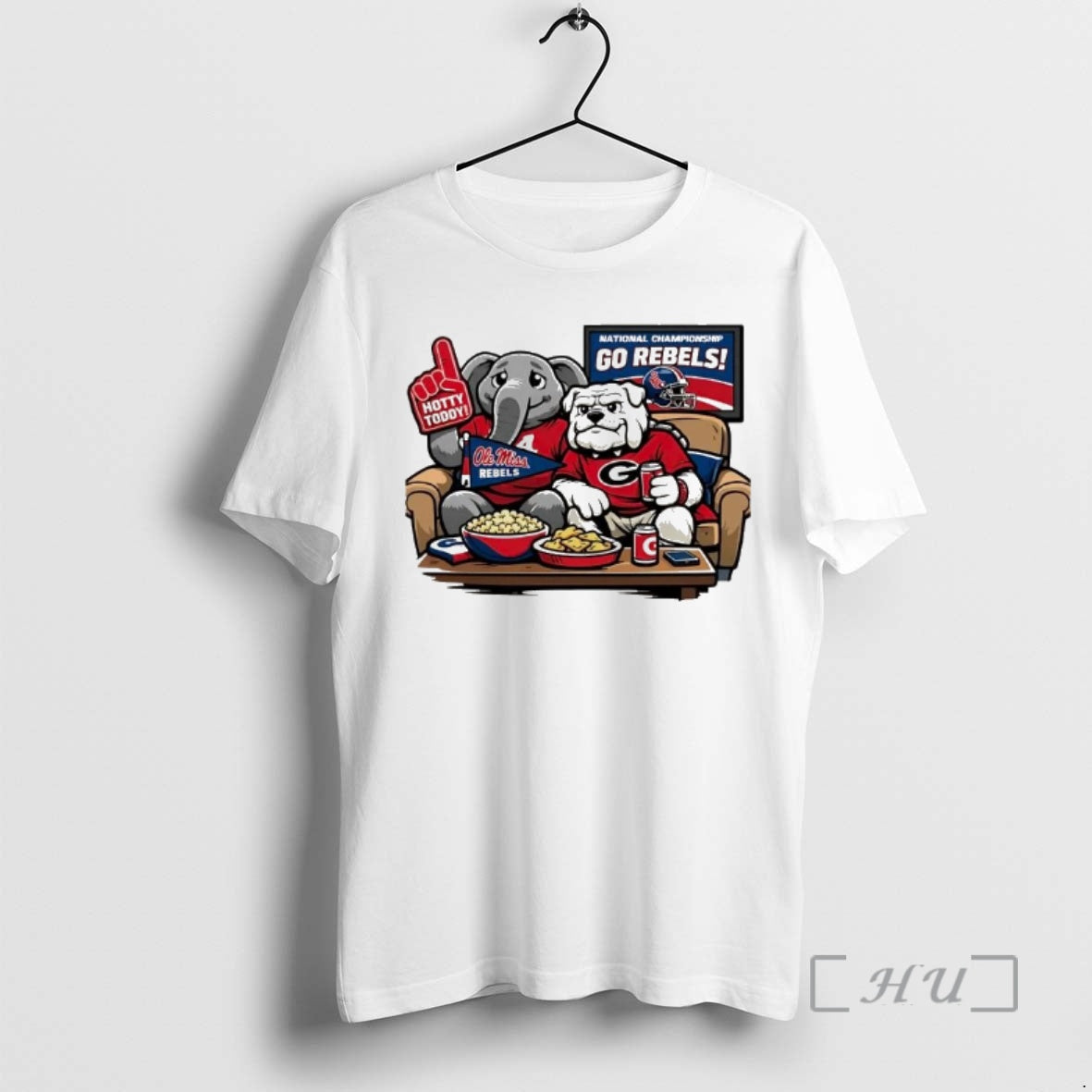 Officials Georgia And Alabama Rooting Ole Miss Mascot T-Shirts, Hoodie, Sweatshirt | InkRitualCo.com