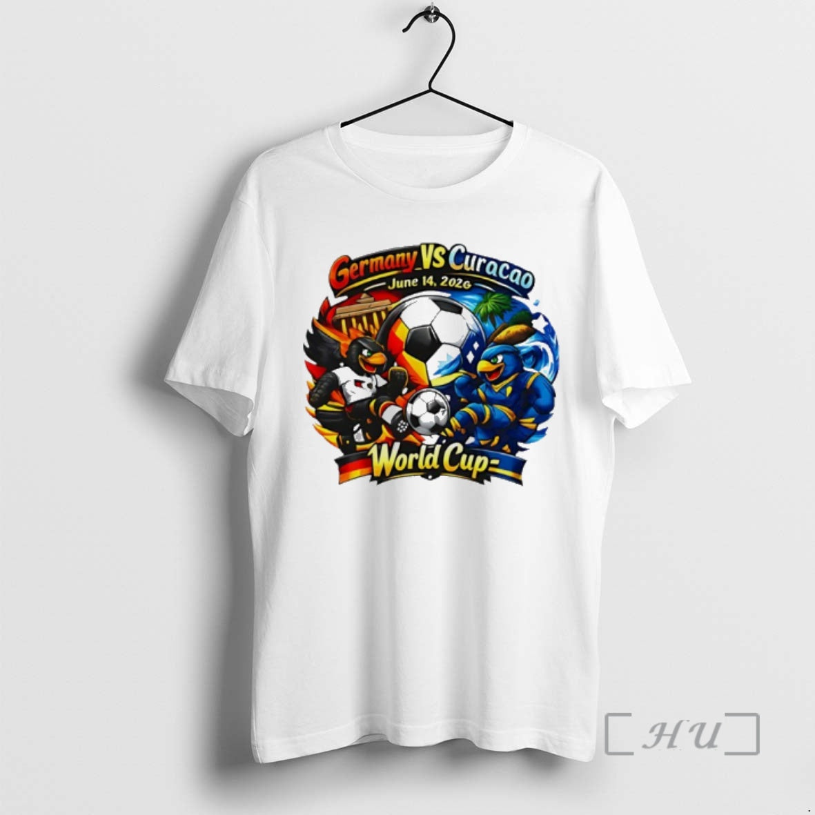 Officials Germany Vs Curacao 2026 World Cup Mascot T-Shirts, Hoodie, Sweatshirt | InkRitualCo.com
