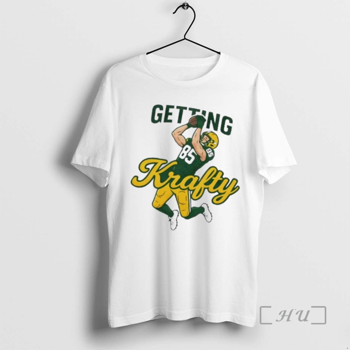 Officials Getting Krafty Tucker Kraft 85 Green Bay Packers Caricature T-Shirts, Hoodie, Sweatshirt | InkRitualCo.com