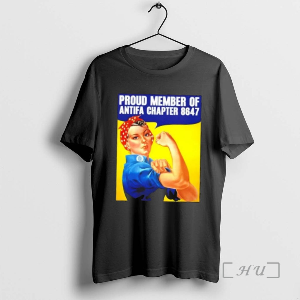 Officials Girl Strong Proud Member Of Antifa Chapter 8647 T-Shirts, Hoodie, Sweatshirt | InkRitualCo.com