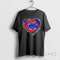 Officials Glitter Heart Chicago Cubs Baseball Logo T-Shirts, Hoodie, Sweatshirt | InkRitualCo.com