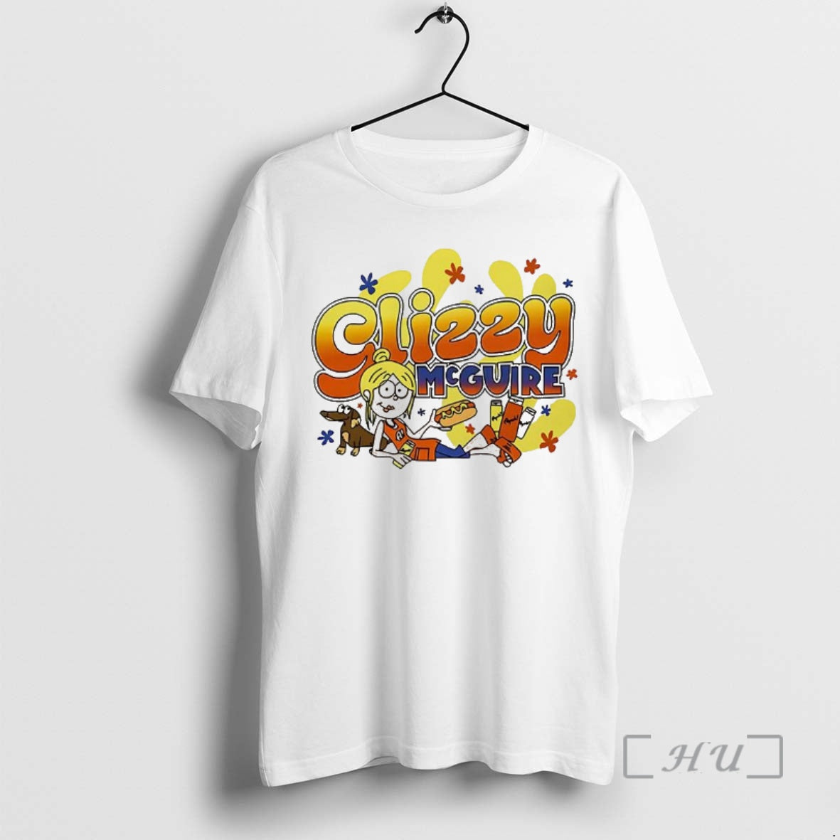 Officials Glizzy Mcguire Lizzie And Hot Dog Cartoon T-Shirts, Hoodie, Sweatshirt | InkRitualCo.com