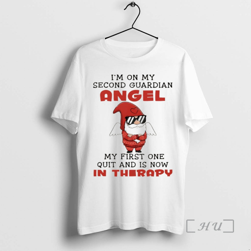 Officials Gnome Im On My Second Guardian Angel My First One Quit And Is Now T-Shirts, Hoodie, Sweatshirt | InkRitualCo.com