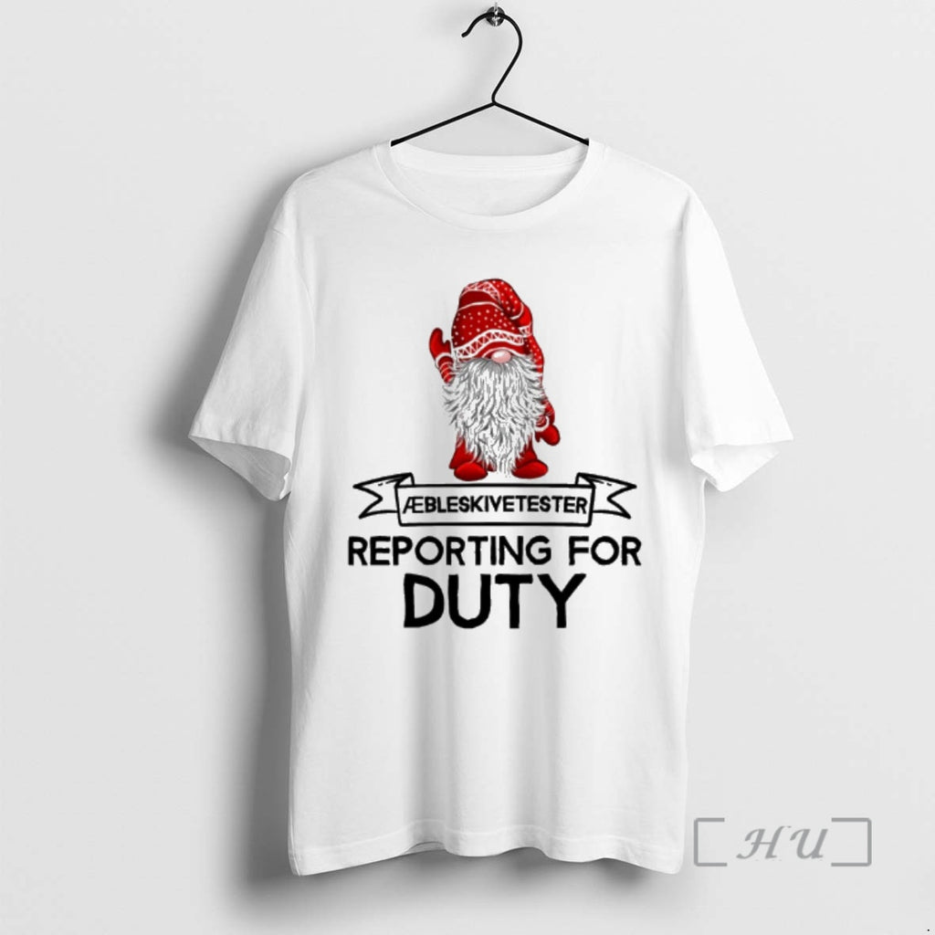 Officials Gnome Aebleskiver Tester Reporting For Duty Premium T Shirts Sweater Hoodie 2 Sweatshirt | InkRitualCo.com