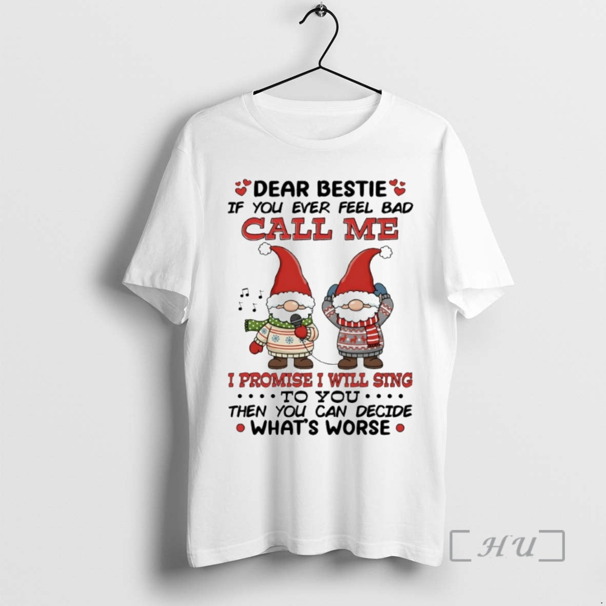 Officials Gnome Dear Bestie If You Ever Feel Bad Call Me Circle Premium T Shirts Hoodie, Sweatshirt | InkRitualCo.com