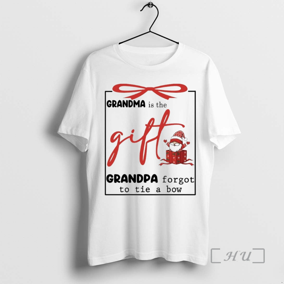 Officials Gnome Grandma Is The Gift Grandpa Forgot To Tie A Bow Circle Premium T-Shirts, Hoodie, Sweatshirt | InkRitualCo.com