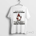 Officials Gnomes Never Kick Me When Im Down Because When I Get Back Up Youre T-Shirts, Hoodie, Sweatshirt | InkRitualCo.com