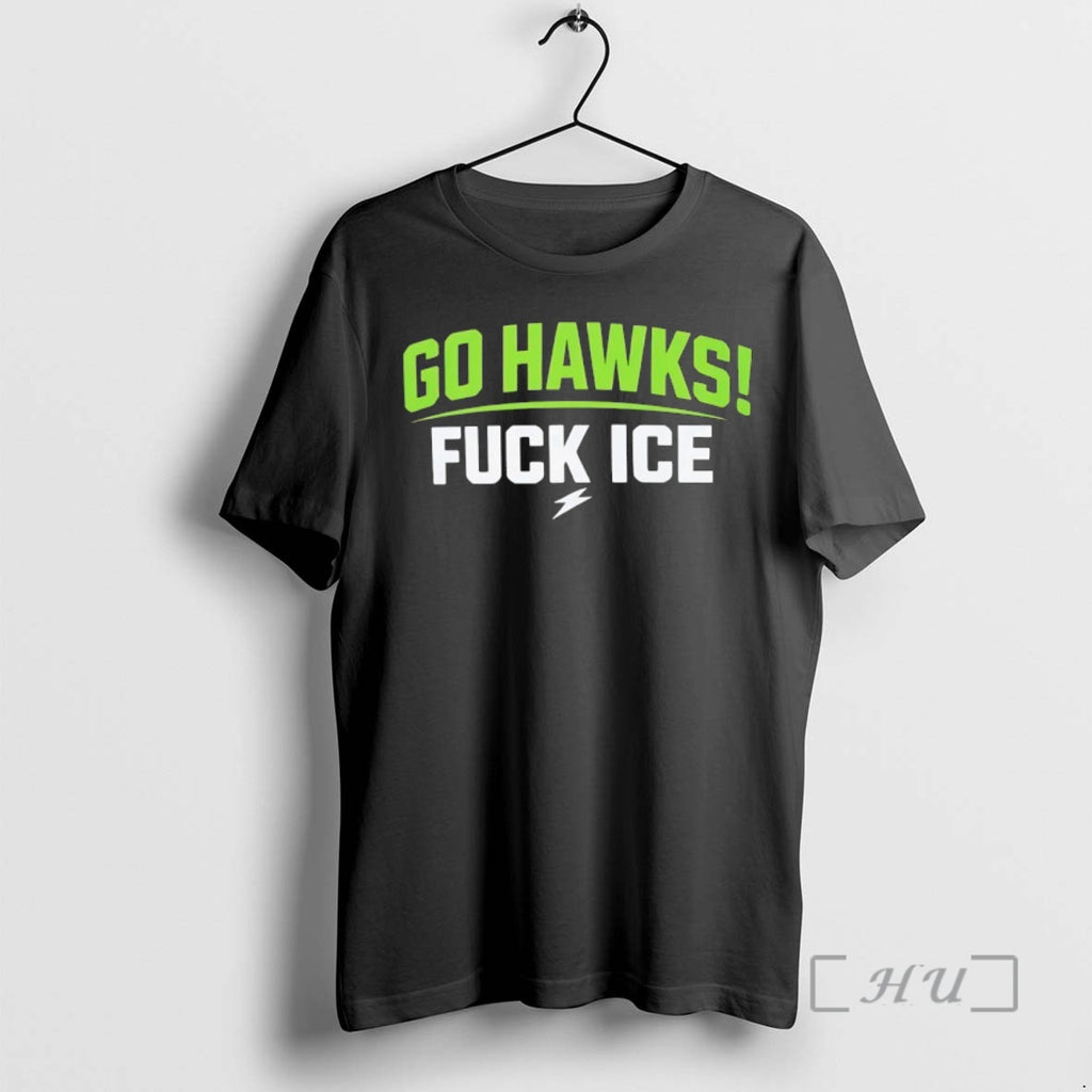 Officials Go Hawks Fck Ice Lightning T-Shirts, Hoodie, Sweatshirt | InkRitualCo.com