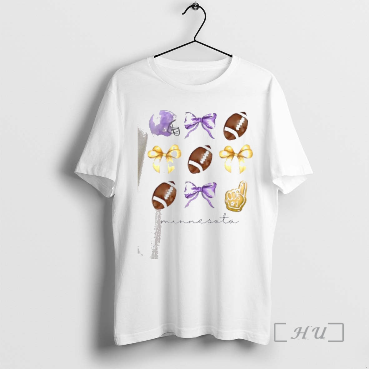 Officials Go Minnesota Football Helmet Bow 1 Fan Graphic Team Spirit Premium T Shirts Sweater Hoodie, Sweatshirt