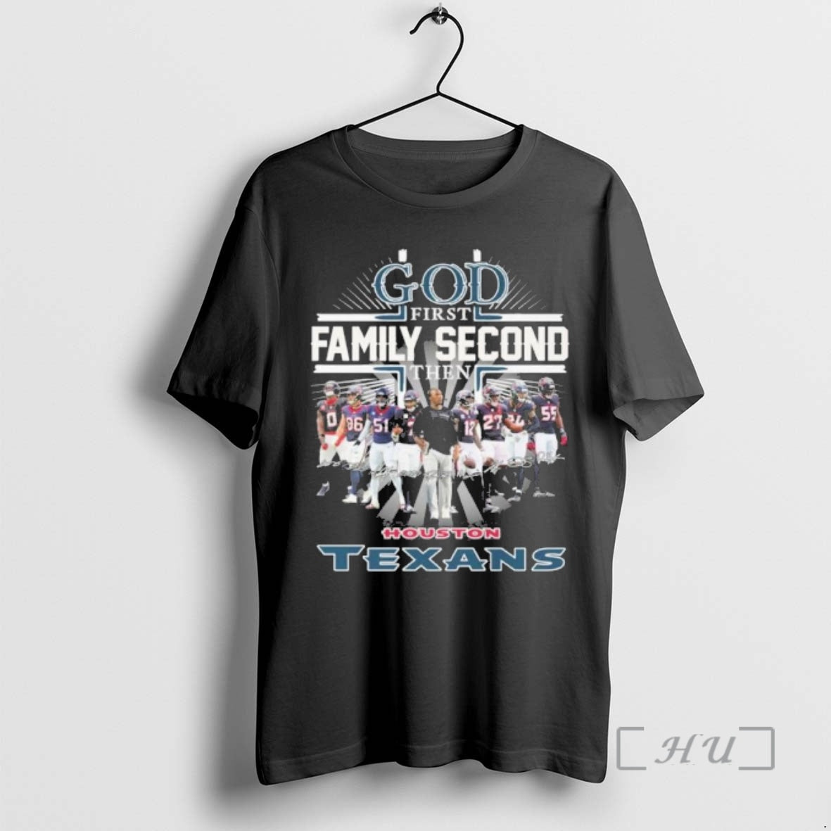 Officials God First Family Second Then Houston Texans Playoffs T-Shirts, Hoodie, Sweatshirt | InkRitualCo.com