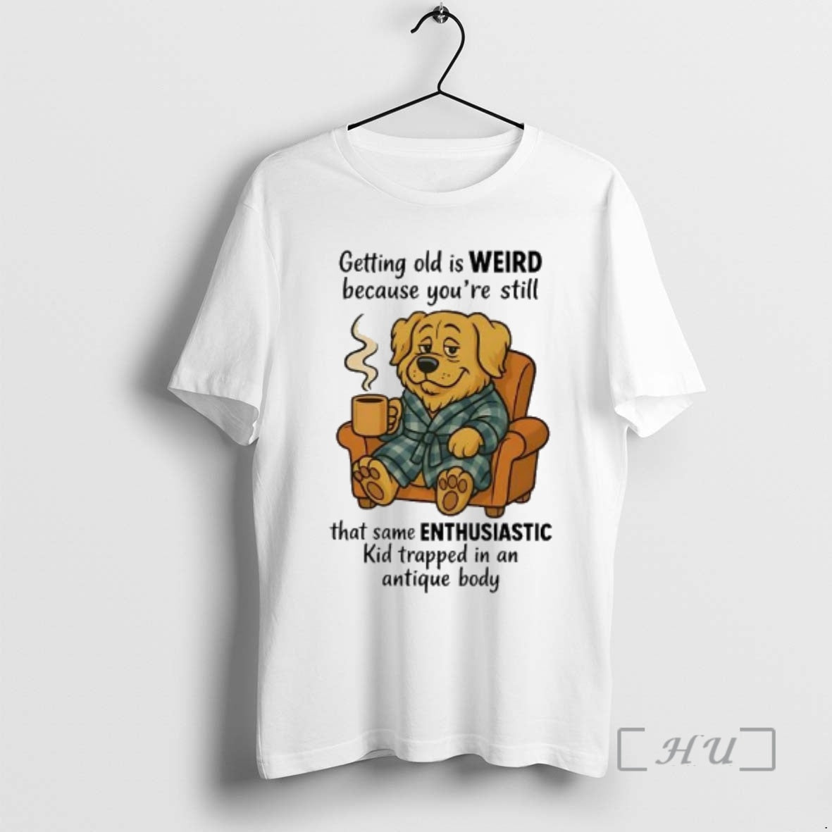 Officials Golden Retriever Getting Old Is Weird Because Youre Still Same Enthusiatic Premium T Shirts Hoodie, Sweatshirt