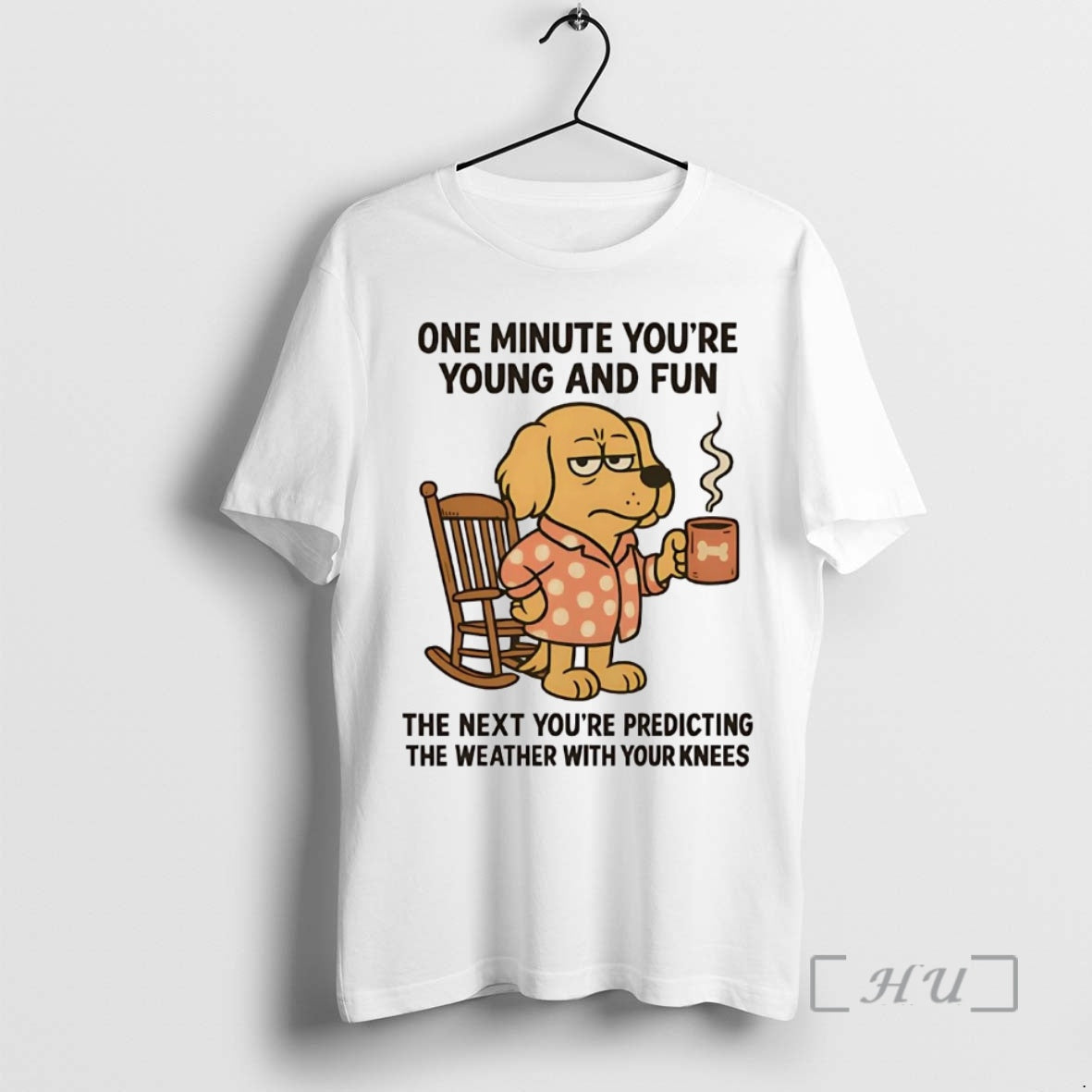 Officials Golden Retriever One Minute Youre Young And Fun T-Shirts, Hoodie, Sweatshirt | InkRitualCo.com