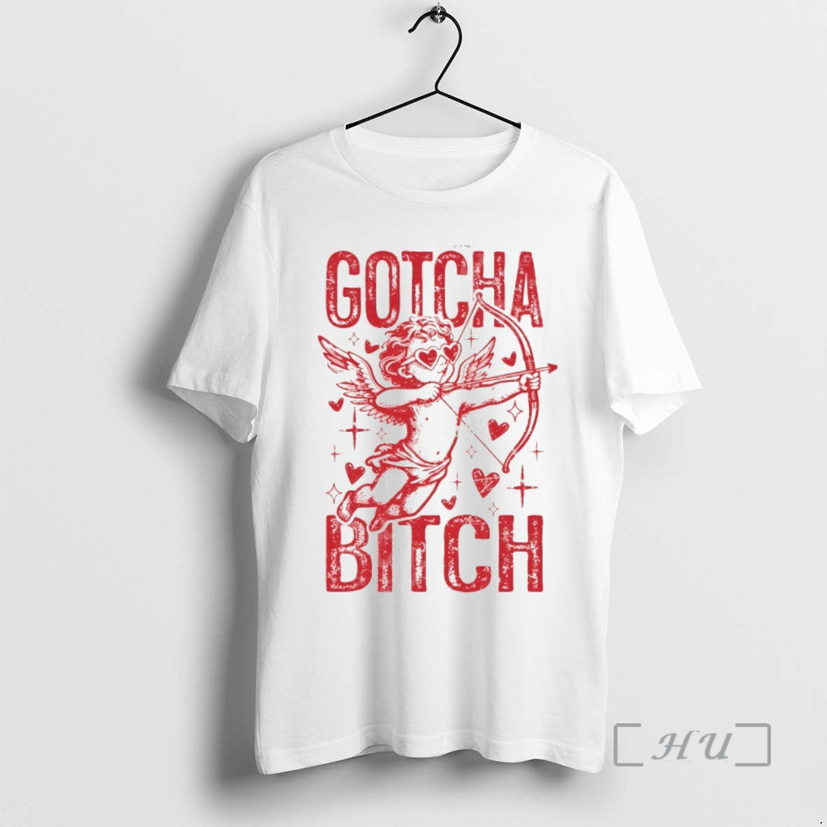 Officials Gotcha Bitch Valentines Day T-Shirts, Hoodie, Sweatshirt | InkRitualCo.com