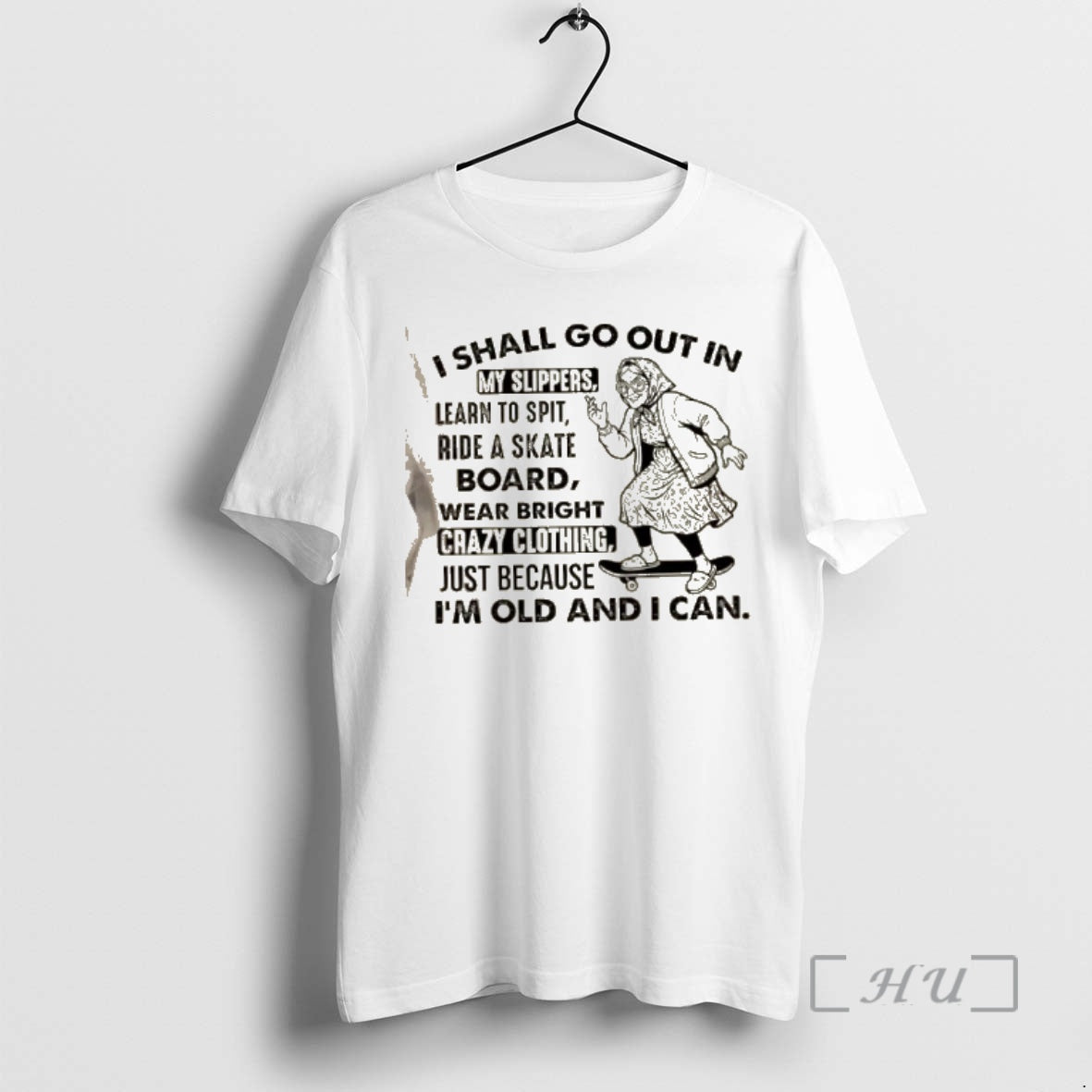 Officials Grandma I Shall Go Out In My Slippers Just Because Im Old And T-Shirts, Hoodie, Sweatshirt | InkRitualCo.com