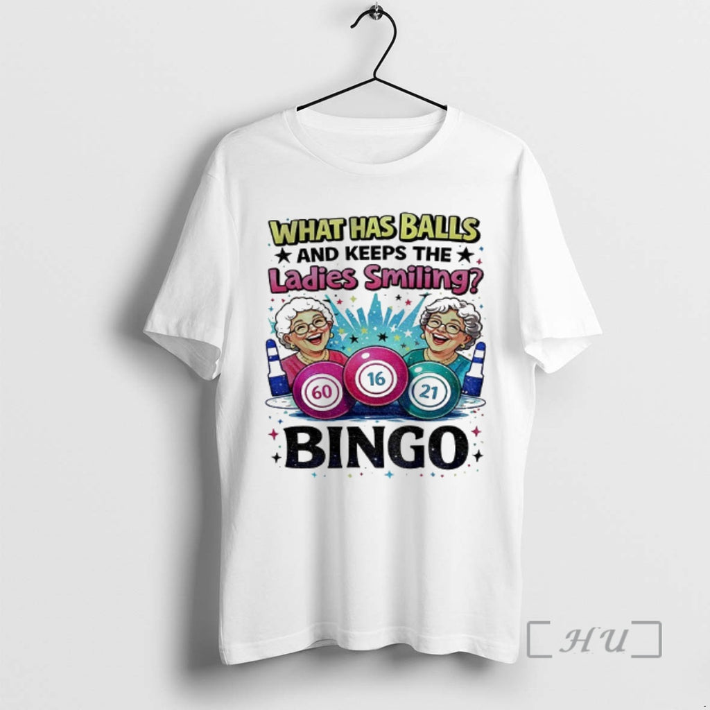 Officials Grandma What Has Balls And Keeps The Smiling Bingo T-Shirts, Hoodie, Sweatshirt | InkRitualCo.com