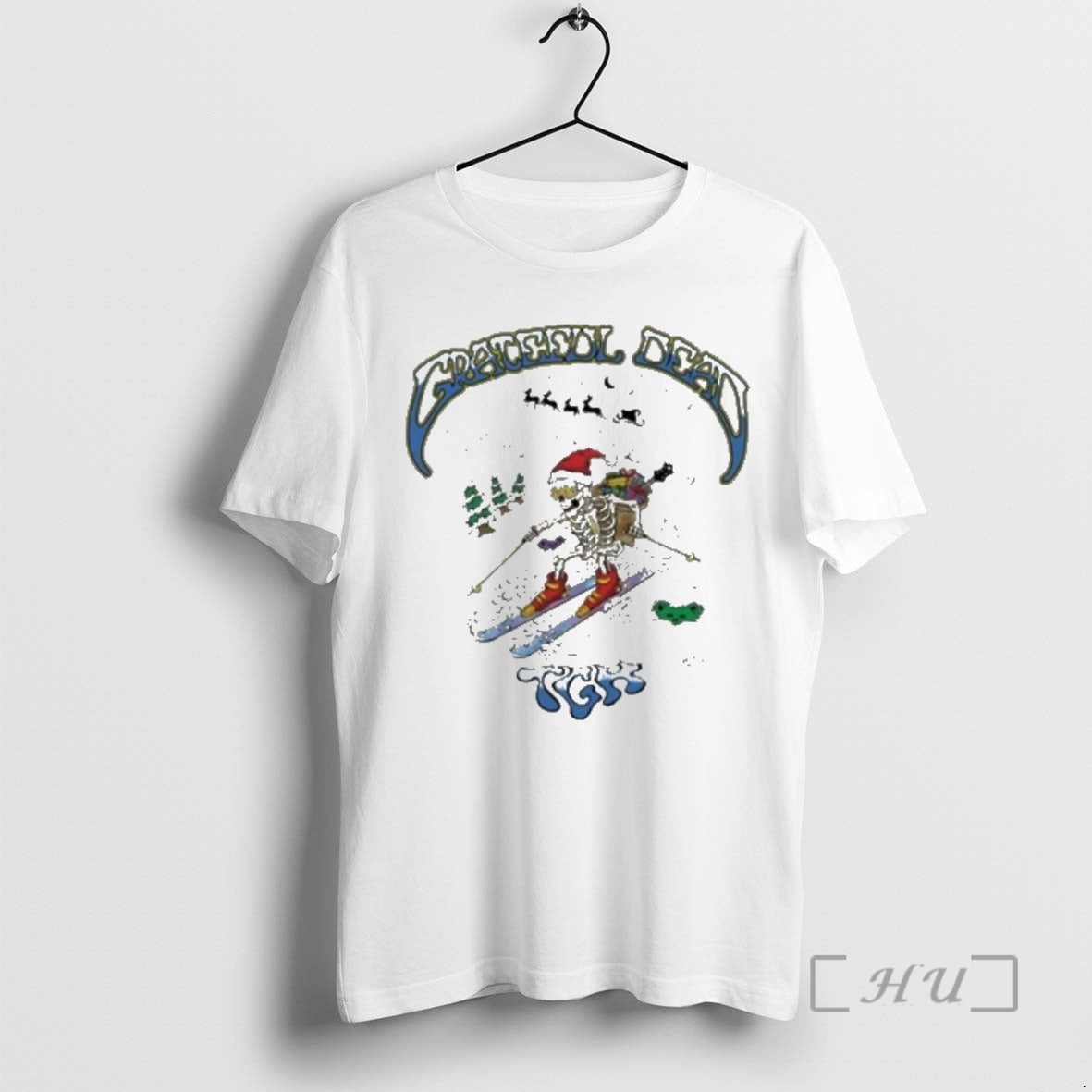 Officials Grateful Dead X Peter Forsythe North Pole Powder Run 2025 Premium T Shirts Sweater Hoodie, Sweatshirt