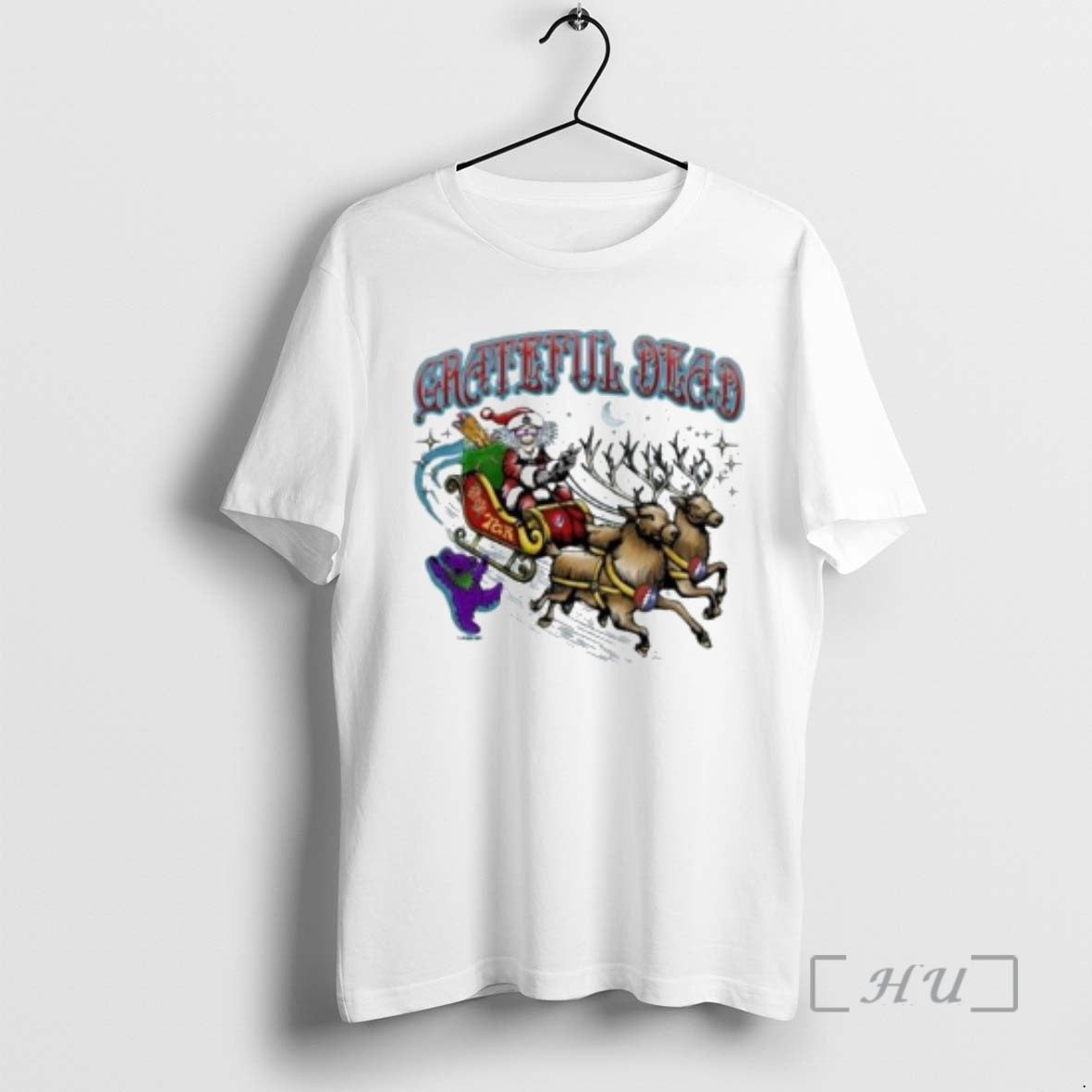 Officials Grateful Dead X Peter Forsythe Steal Your Sleigh 2025 Circle White Premium T Shirts Hoodie, Sweatshirt
