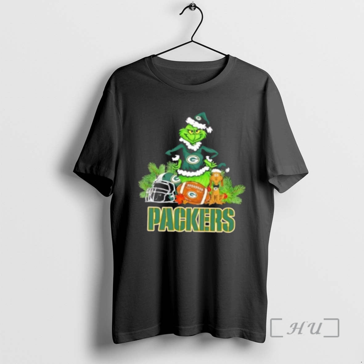 Officials Green Bay Packers Football X Grinch And Max Dog Merry Christmas Premium T Shirts Hoodie, Sweatshirt