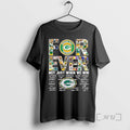 Officials Green Bay Packers For Ever Not Just When We Win Signatures Premium T Shirts Hoodie, Sweatshirt | InkRitualCo.com