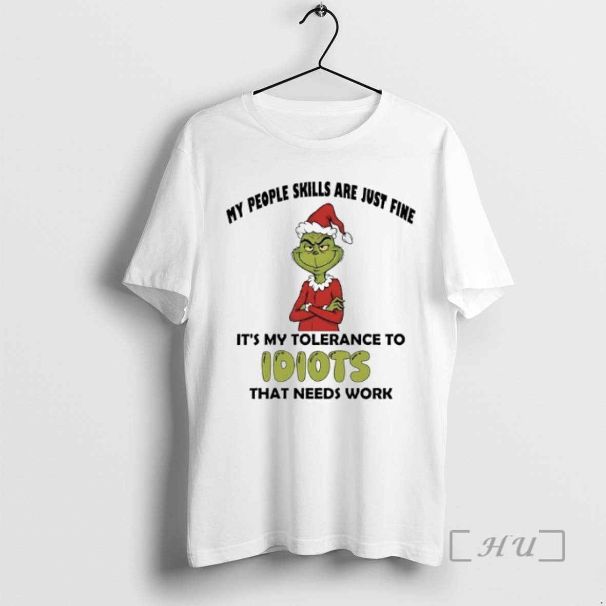 Officials Grinch Christmas My People Skills Are Just Fine Its My Tolerance To Idiots That T-Shirts, Hoodie, Sweatshirt
