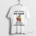 Officials Grinch I Dont Always Listen To My Papa Chirstmas 2025 Premium T Shirts Sweater Hoodie, Sweatshirt | InkRitualCo.com