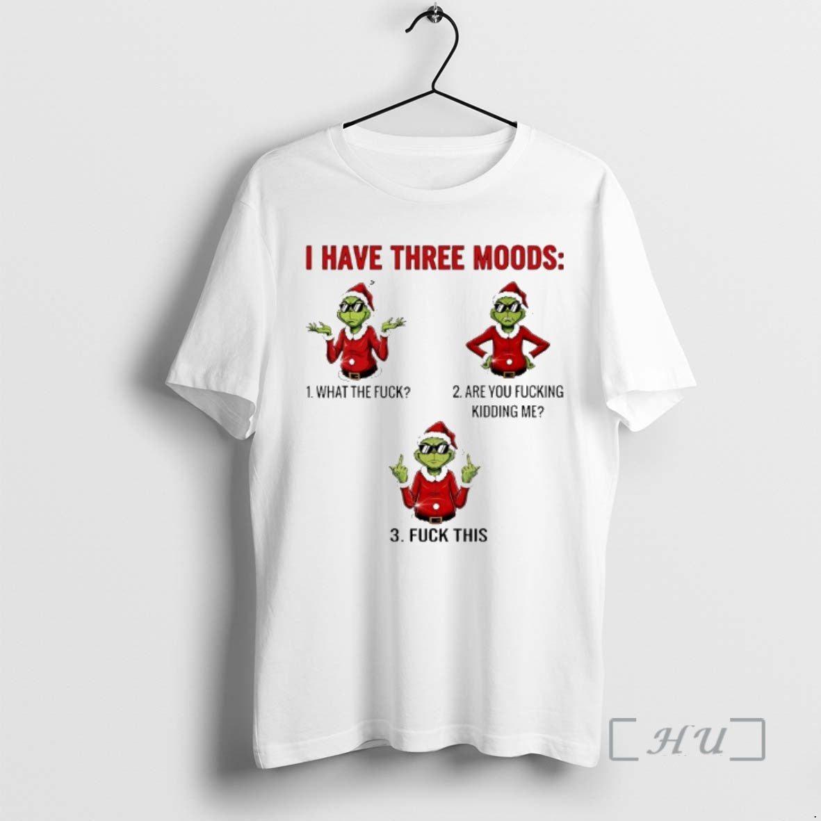 Officials Grinch I Have Three Moods Christmas 2025 T-Shirts, Hoodie, Sweatshirt | InkRitualCo.com