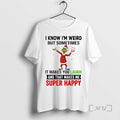 Officials Grinch I Know Im Weird But Sometimes It Makes You Laugh Christmas 2025 Premium T-Shirts, Hoodie, Sweatshirt