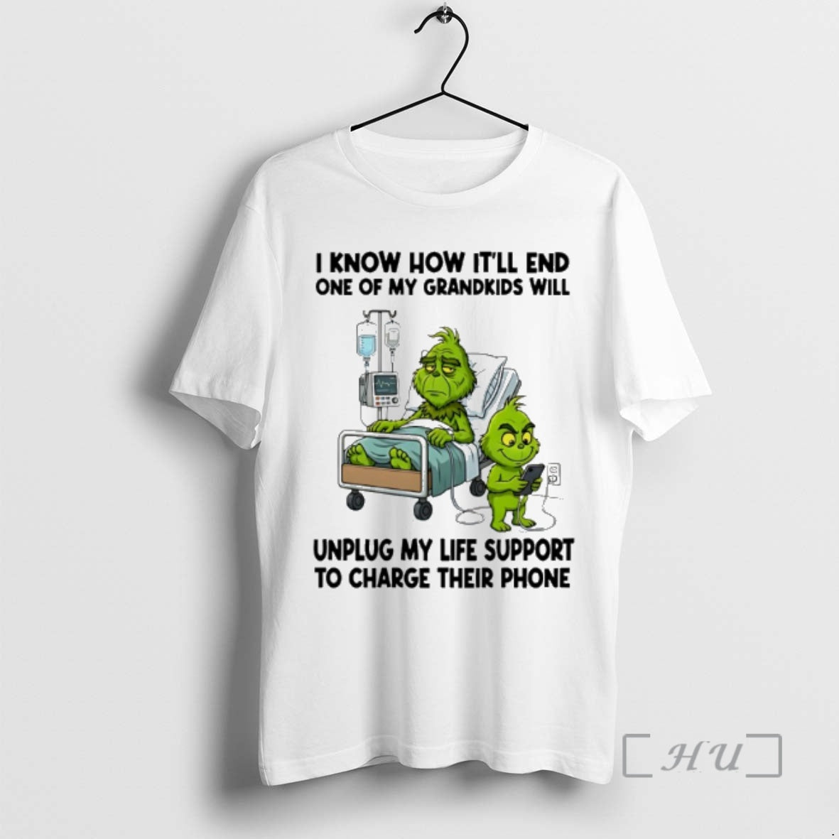 Officials Grinch I Know How Itll End One Of My Grandkids Will Unplug My Life T-Shirts, Hoodie, Sweatshirt | InkRitualCo.com