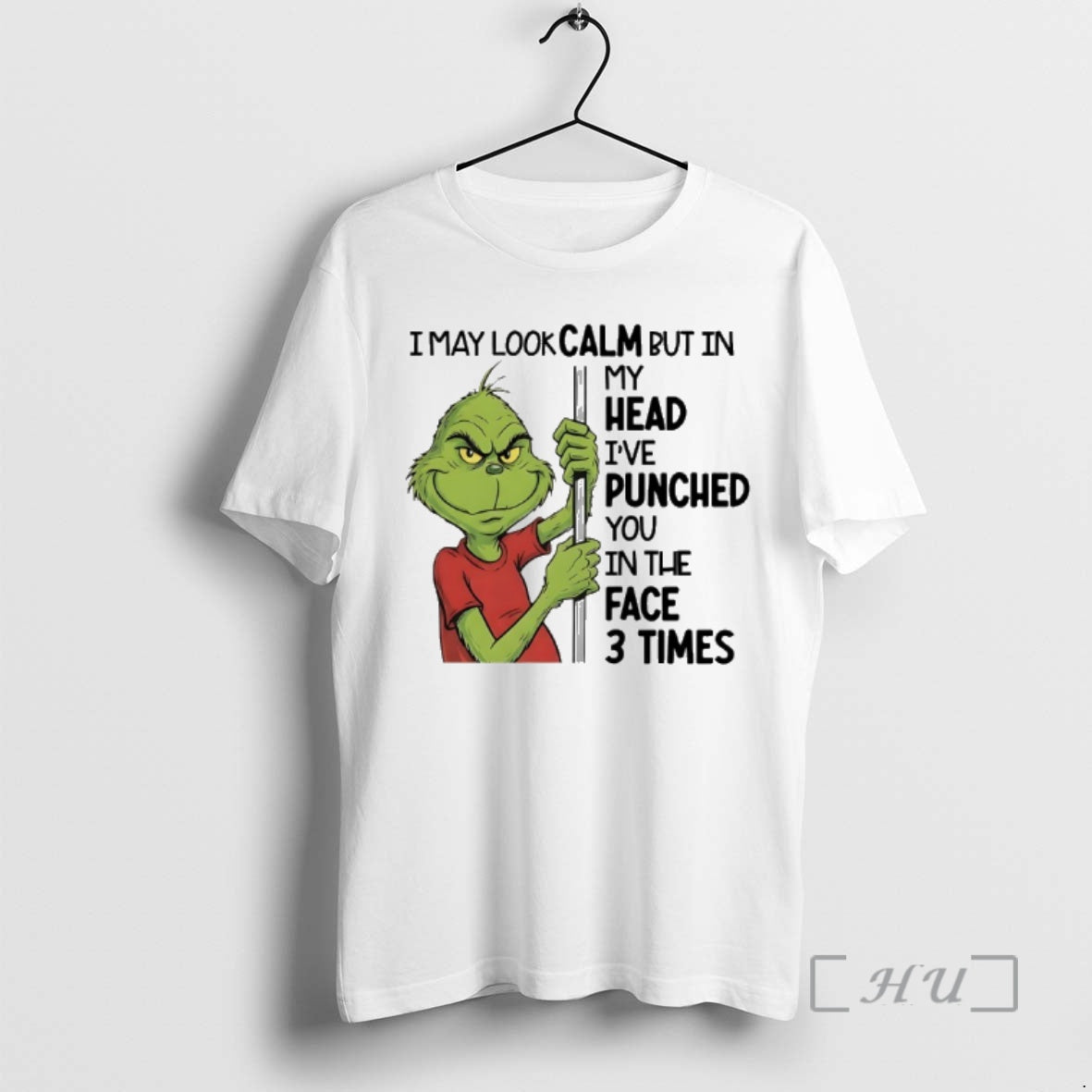 Officials Grinch I May Look Calm But In My Head Ive Punched You In The T-Shirts, Hoodie, Sweatshirt | InkRitualCo.com
