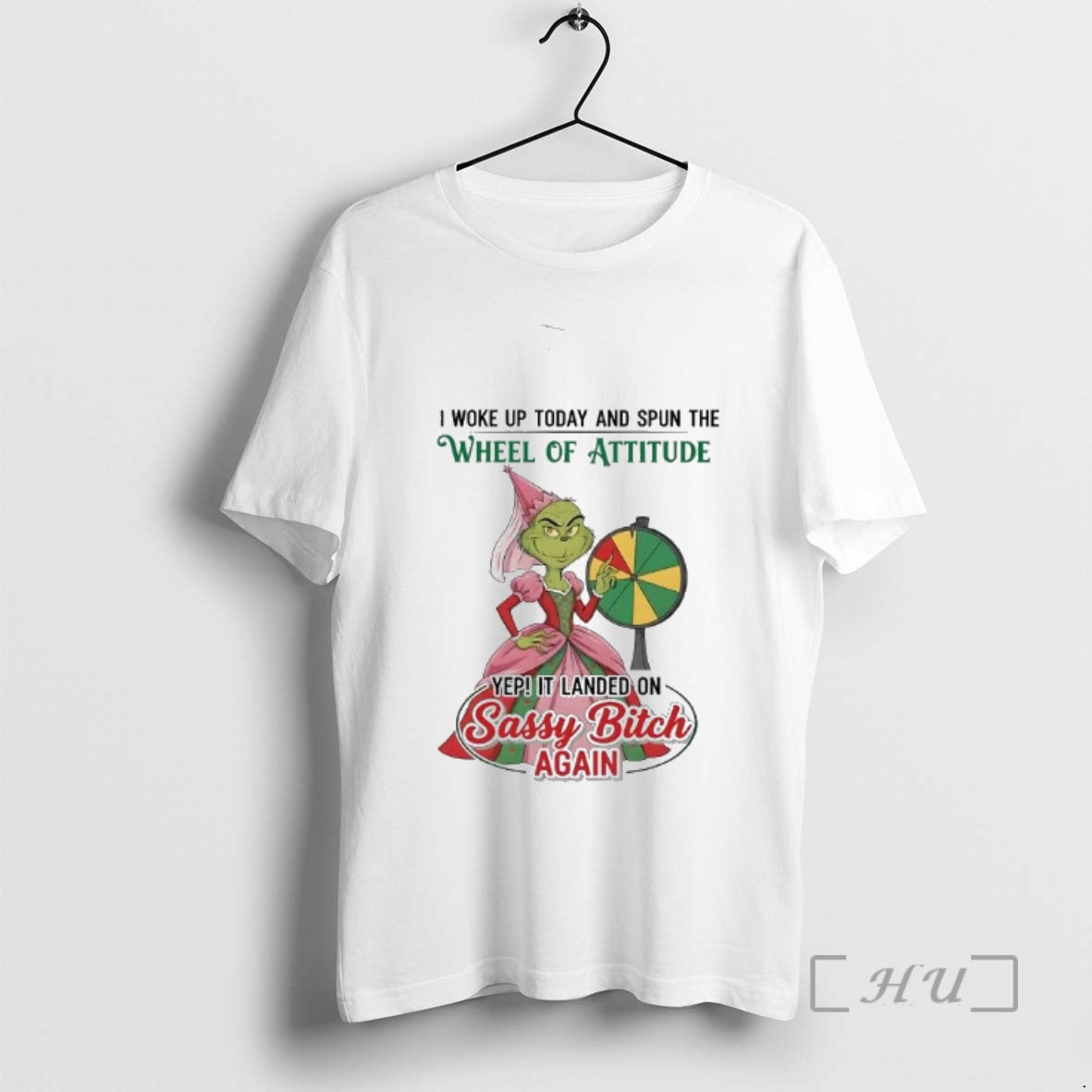 Officials Grinch I Woke Up Today And Spun The Wheel Of Attitude Premium T Shirts Hoodie, Sweatshirt | InkRitualCo.com