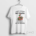 Officials Grinch Papa I Dont Always Listen To My Papa But When I Do We T-Shirts, Hoodie, Sweatshirt | InkRitualCo.com