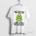 Officials Grinch Santa I Aint Apologizing For Shit I Do When Im Mad You Should T-Shirts, Hoodie, Sweatshirt | InkRitualCo.com
