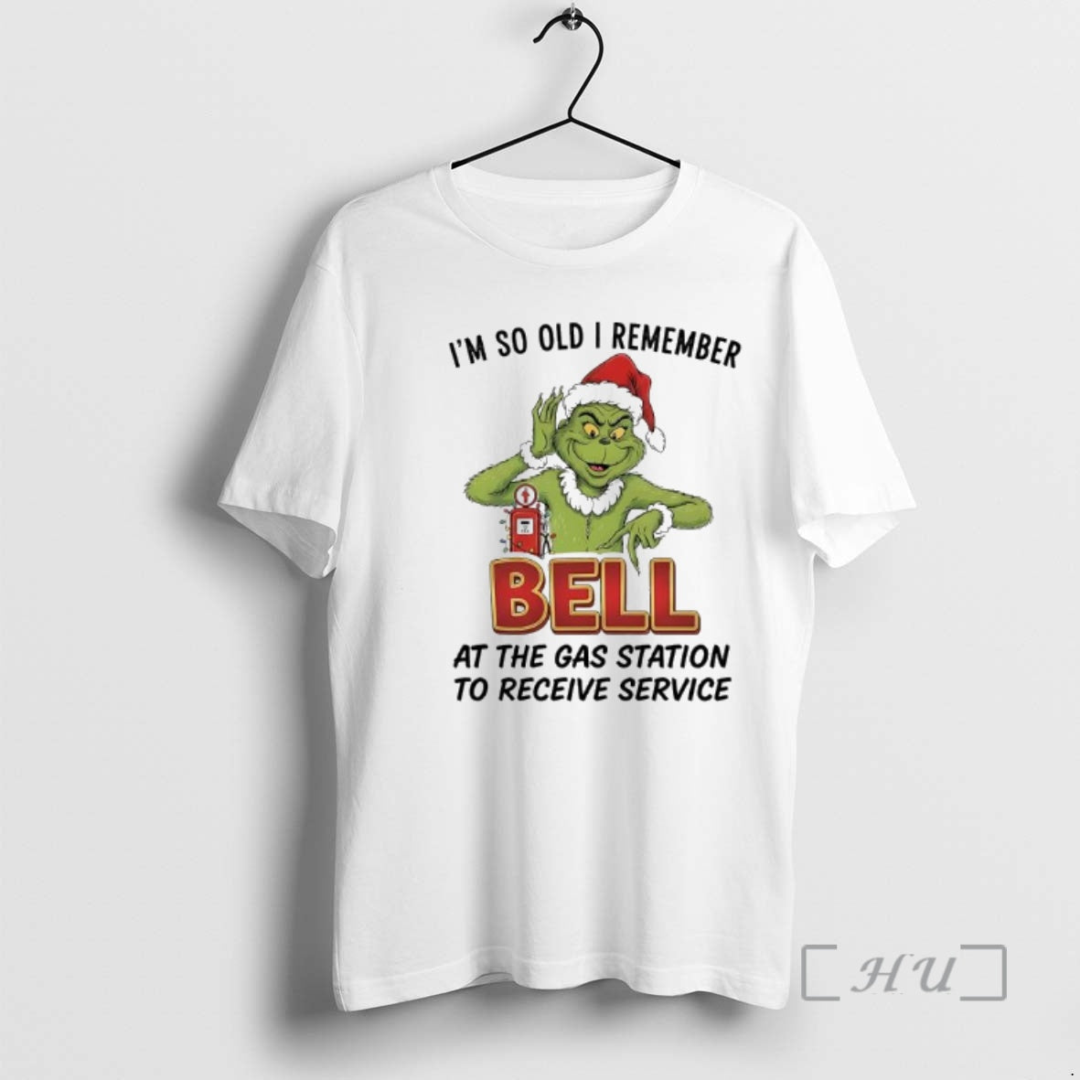 Officials Grinch Santa Im So Old I Remember Driving Over The Bell At The Gas T-Shirts, Hoodie, Sweatshirt | InkRitualCo.com
