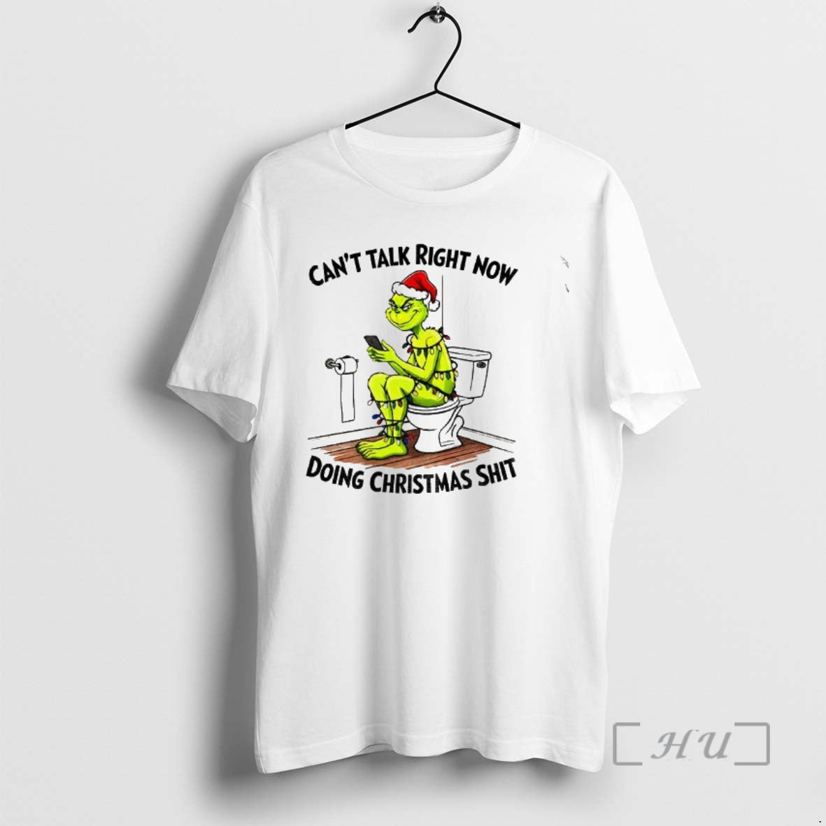 Officials Grinch Santa Cant Talk Right Now Doing Christmas Shit T-Shirts, Hoodie, Sweatshirt | InkRitualCo.com