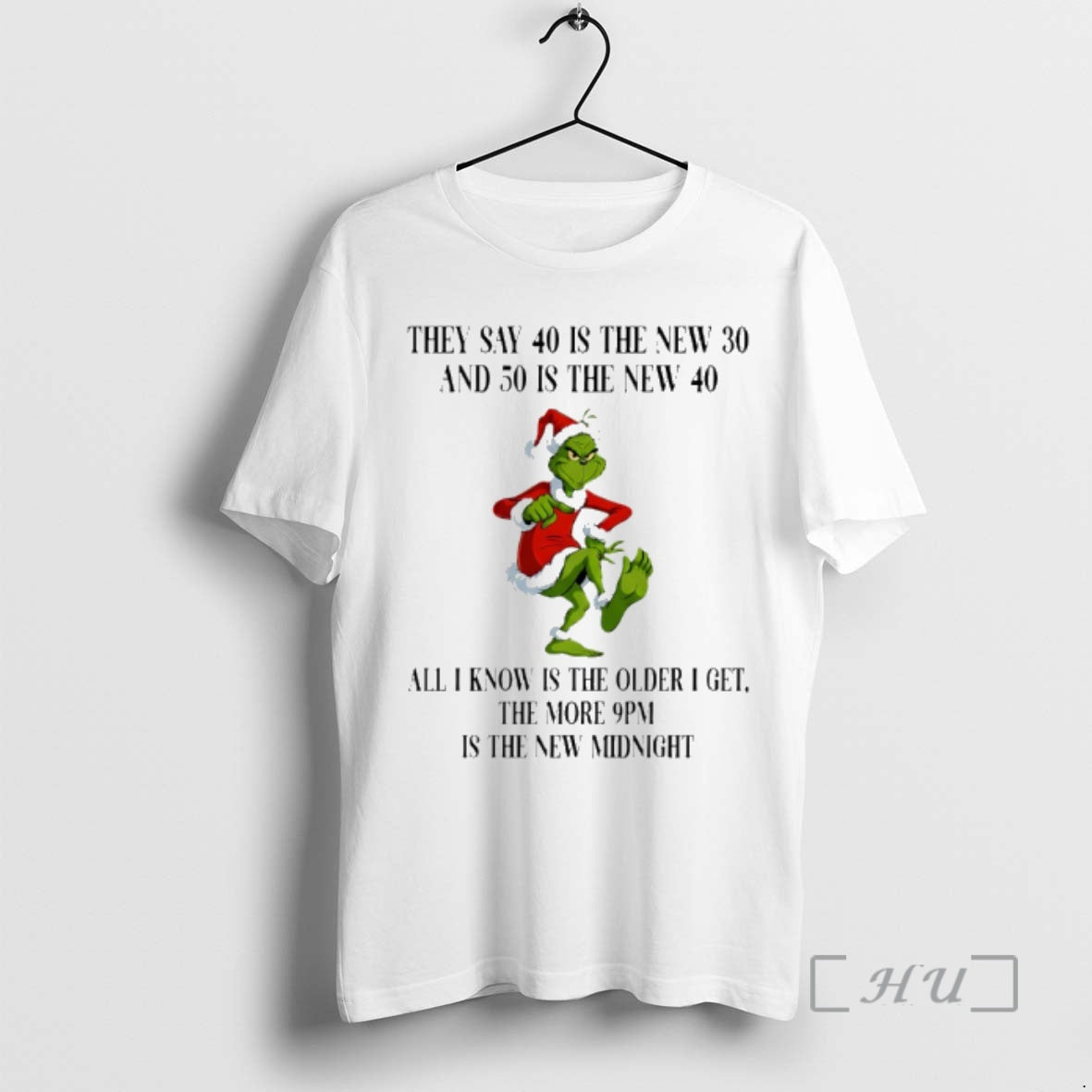 Officials Grinch Santa They Say 40 Is The New 30 And 50 Is The New T-Shirts, Hoodie, Sweatshirt | InkRitualCo.com