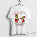Officials Grinch To My Dear Daughter In Law Idiontgive Chirstmas 2025 Premium T Shirts Sweater Hoodie, Sweatshirt