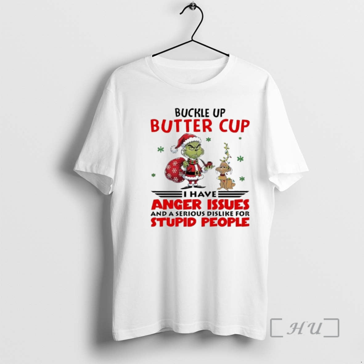 Officials Grinch And Dog Max Buckle Up Butter Cup T-Shirts, Hoodie, Sweatshirt | InkRitualCo.com