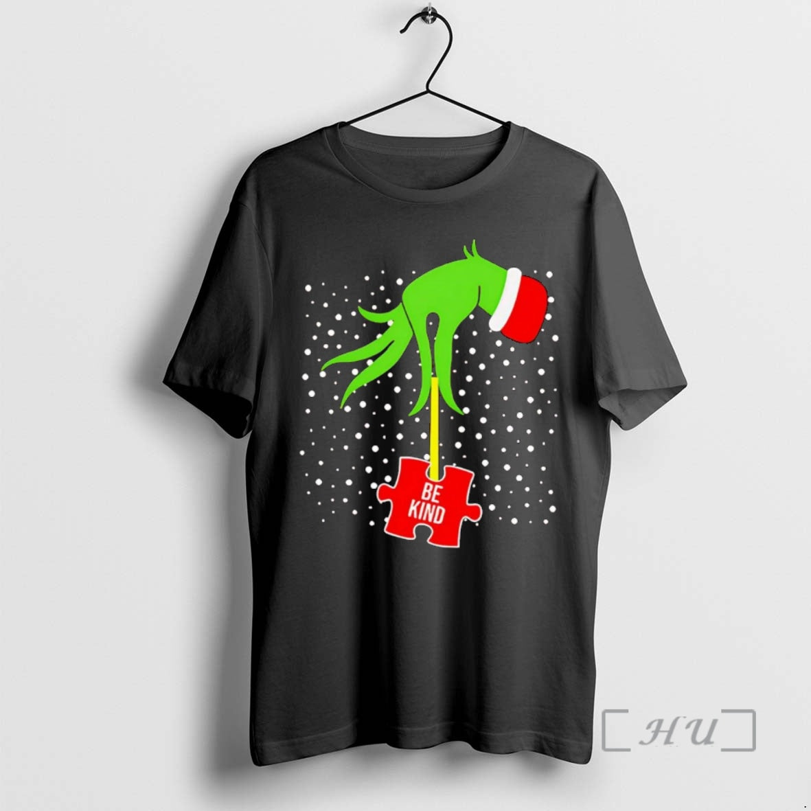 Officials Grinch Hand Be Kind Puzzle Autism Awareness Christmas T-Shirts, Hoodie, Sweatshirt | InkRitualCo.com