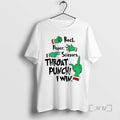 Officials Grinch Hand Rock Paper Scissors Throat Punch I Win Christmas Premium T Shirts Sweater Hoodie, Sweatshirt