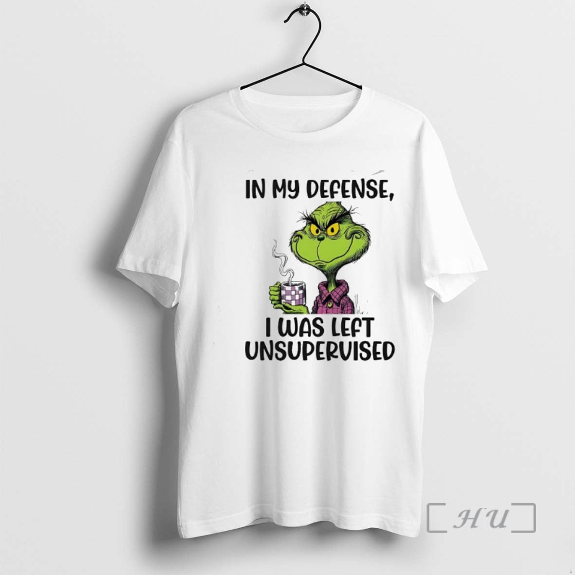 Officials Grinch In My Defense I Was Left Unsupervised T-Shirts, Hoodie, Sweatshirt | InkRitualCo.com