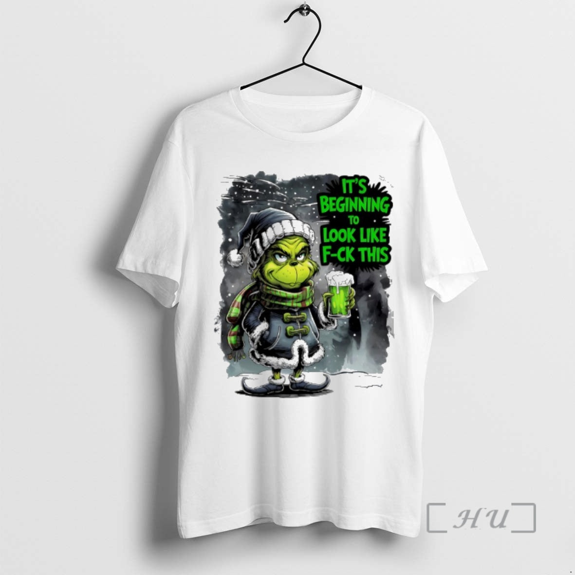 Officials Grinch Its Beginning To Look Like Fuck This Christmas T-Shirts, Hoodie, Sweatshirt | InkRitualCo.com